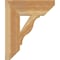 Ekena Millwork Funston Slat Rough Sawn Bracket, Western Red Cedar, 6"W x 20"D x 24"H BKT06X20X24FST06RWR - alternate 4